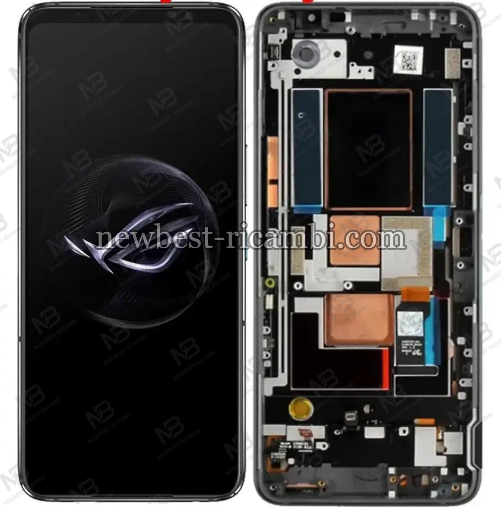 Asus Rog Phone 7 Ultimate Lcd + Touch + Frame Black Original