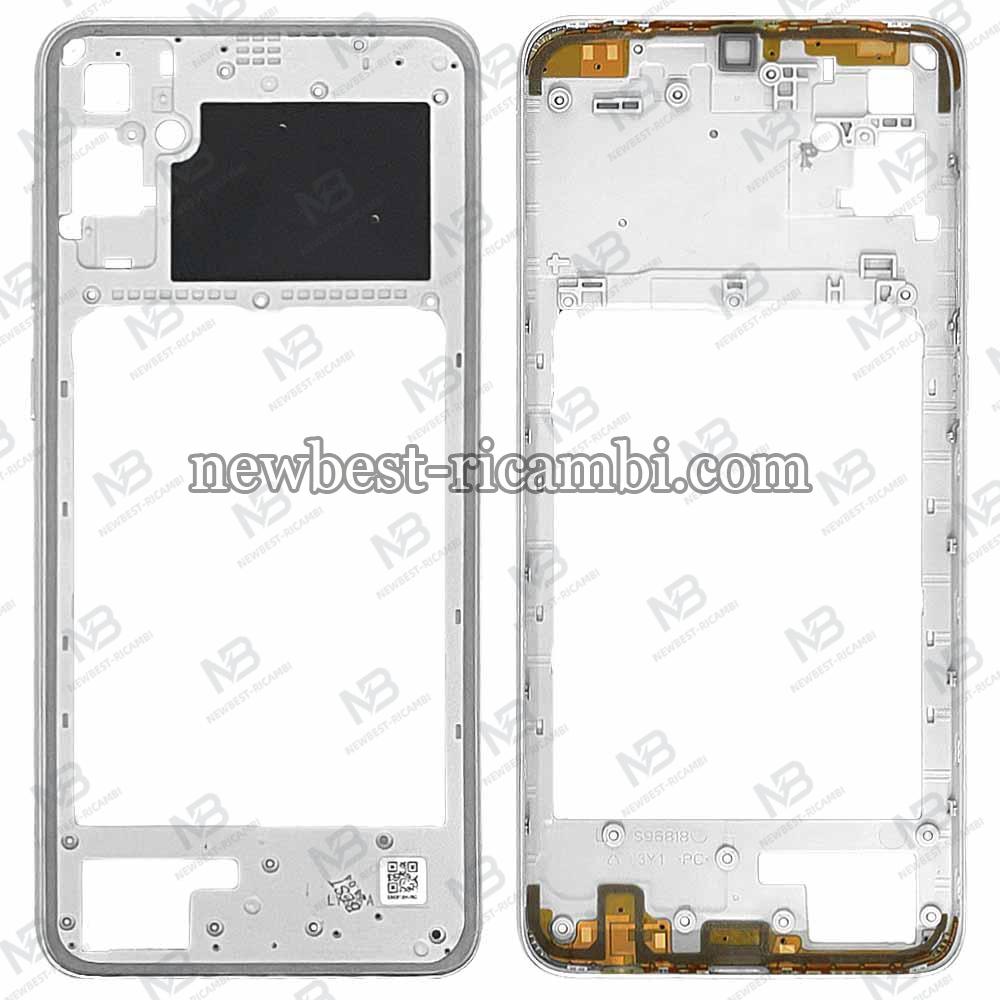 Samsung Galaxy A05 A055F Frame B + Camera Glass + Side Key White