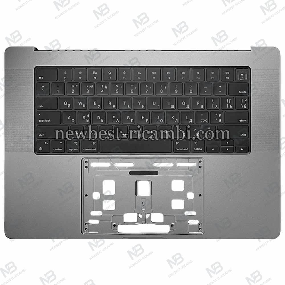 Macbook Pro 16" A2780 (2023) Keyboard+Frame Gray Grade A Russian Layout 100% Original