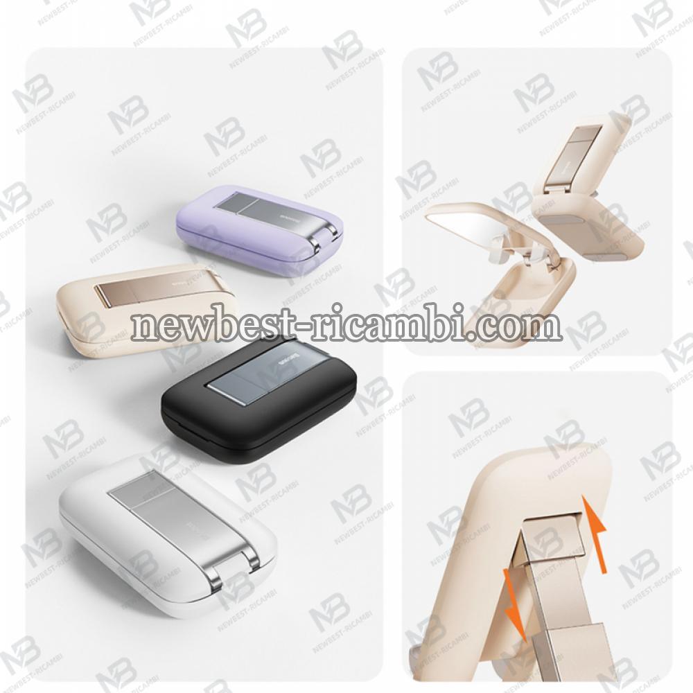 Stand Phone Baseus Seashell Series with Mirror Universal Beige