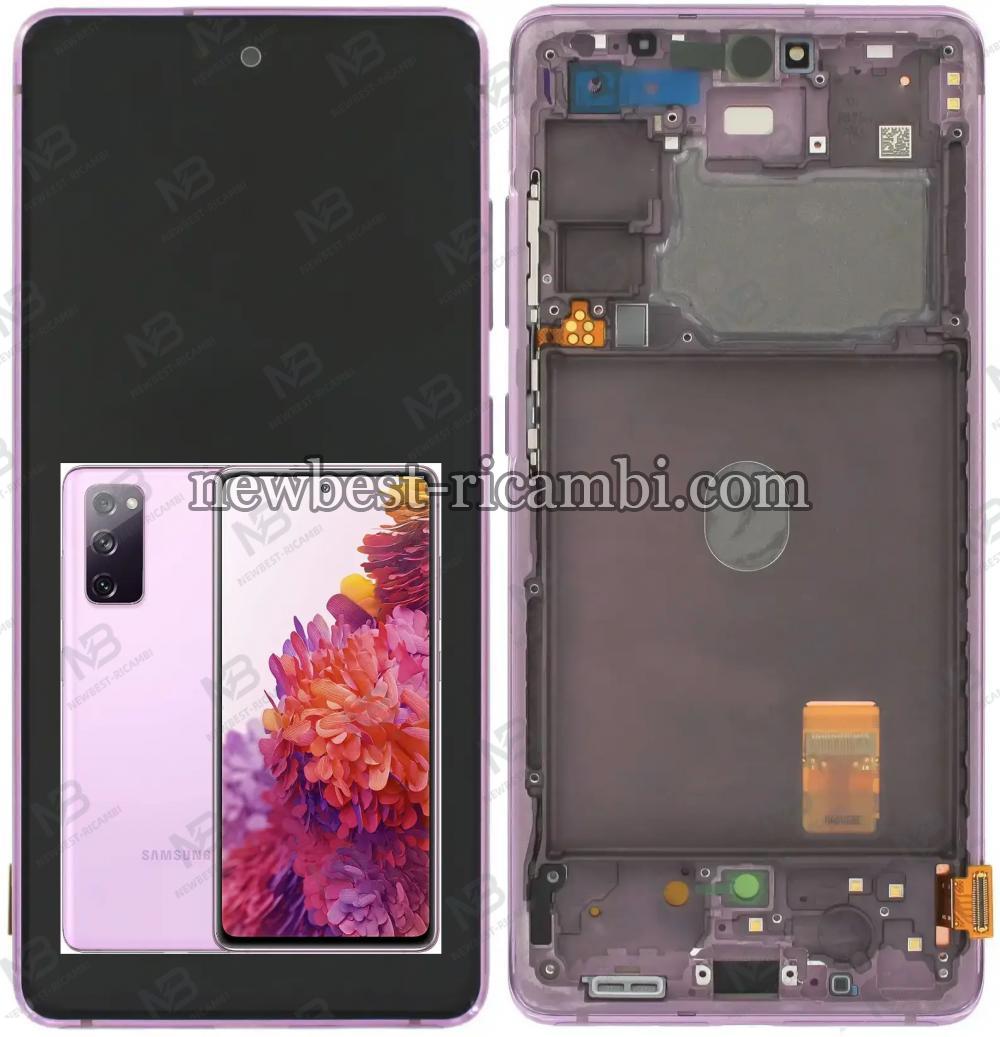 Samsung Galaxy S20 FE G780/G781 Touch+Lcd+Frame Purple OLED OEM