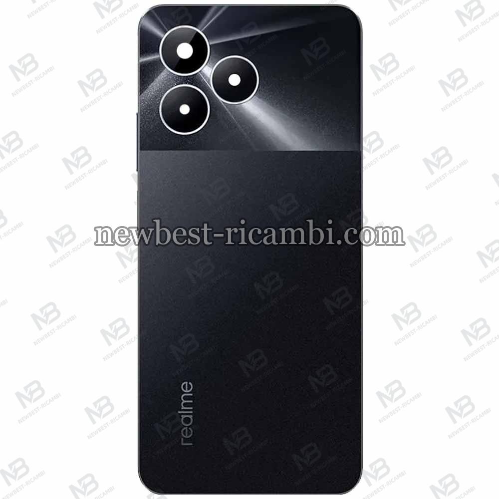 Realme Note 50 RMX3834 Back Cover + Camera Glass Black