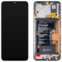 Huawei Honor X7A (RKY-LX2) Touch + Lcd + Frame + Battery Black Service Pack