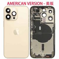 iPhone 14 Pro Back Cover + Frame Gold Dissembled Grade A Original - US Version