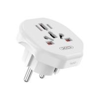 Plug Adapter XO DESIGN WL23 UK To Europe White