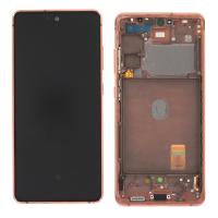 Samsung Galaxy S20 FE G780/G781 Touch+Lcd+Frame Orange Service Pack