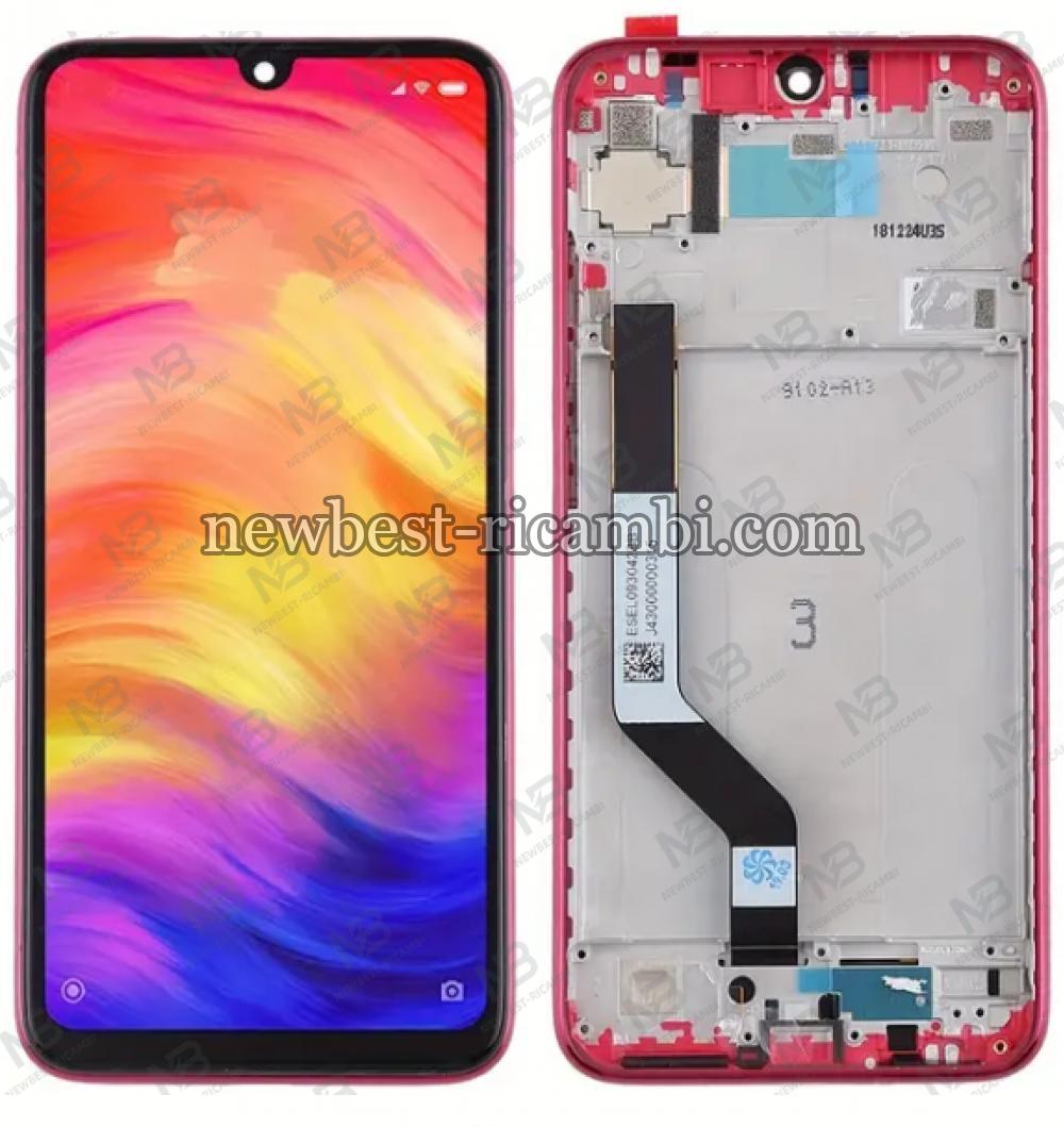 Xiaomi Redmi Note 7 Touch+Lcd+Frame Red Service Pack