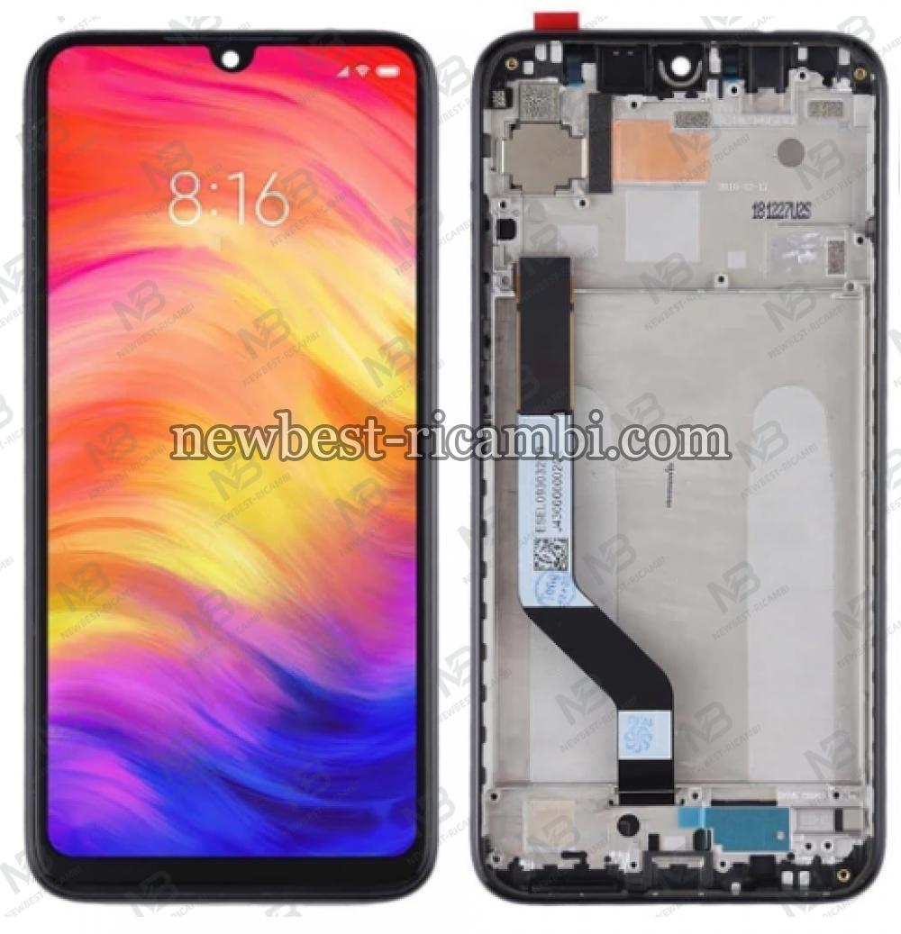 Xiaomi Redmi Note 7 Touch+Lcd+Frame Black Service Pack