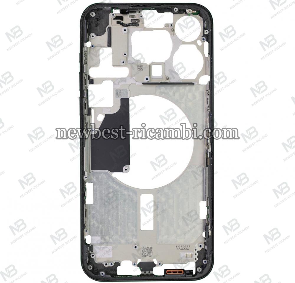 iPhone 15 Pro Max Middle Frame + Side Key Black