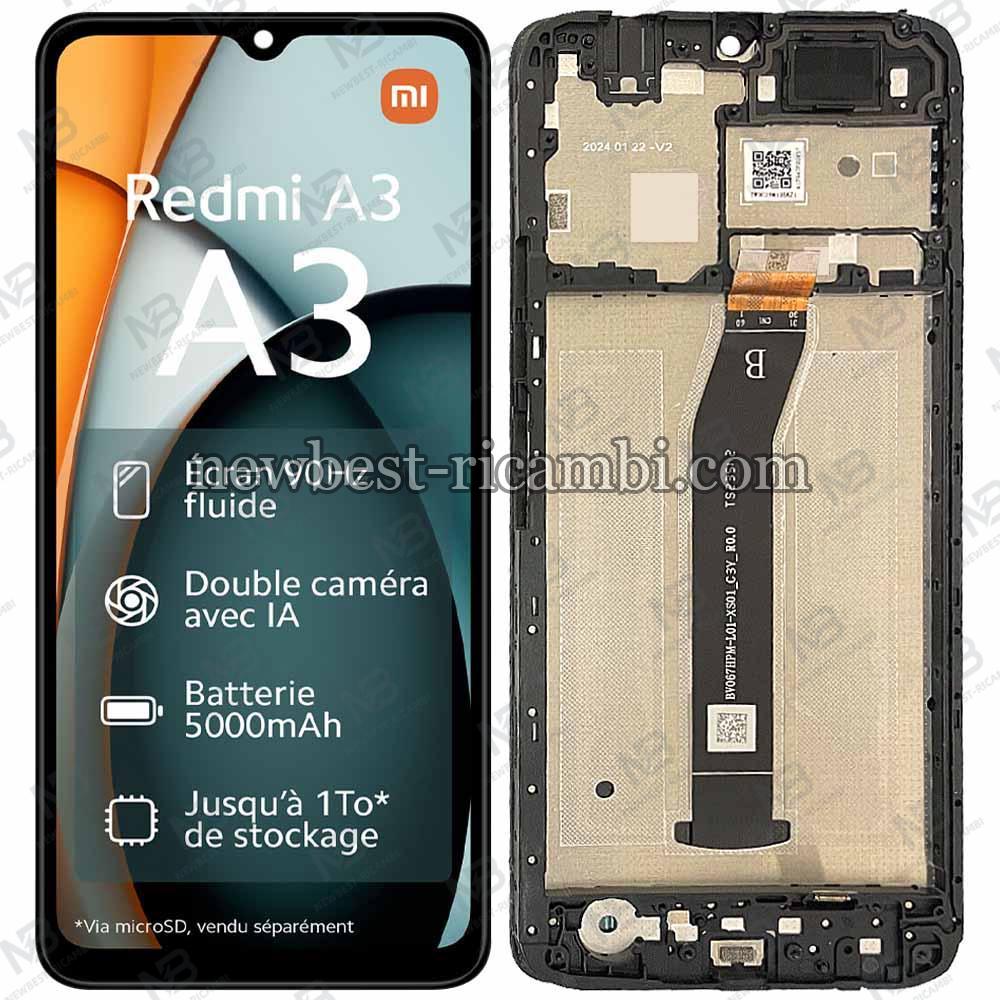 Xiaomi Redmi A3 / Poco C61 (2024) (23129RN51X) Touch + Lcd + Frame Black Original