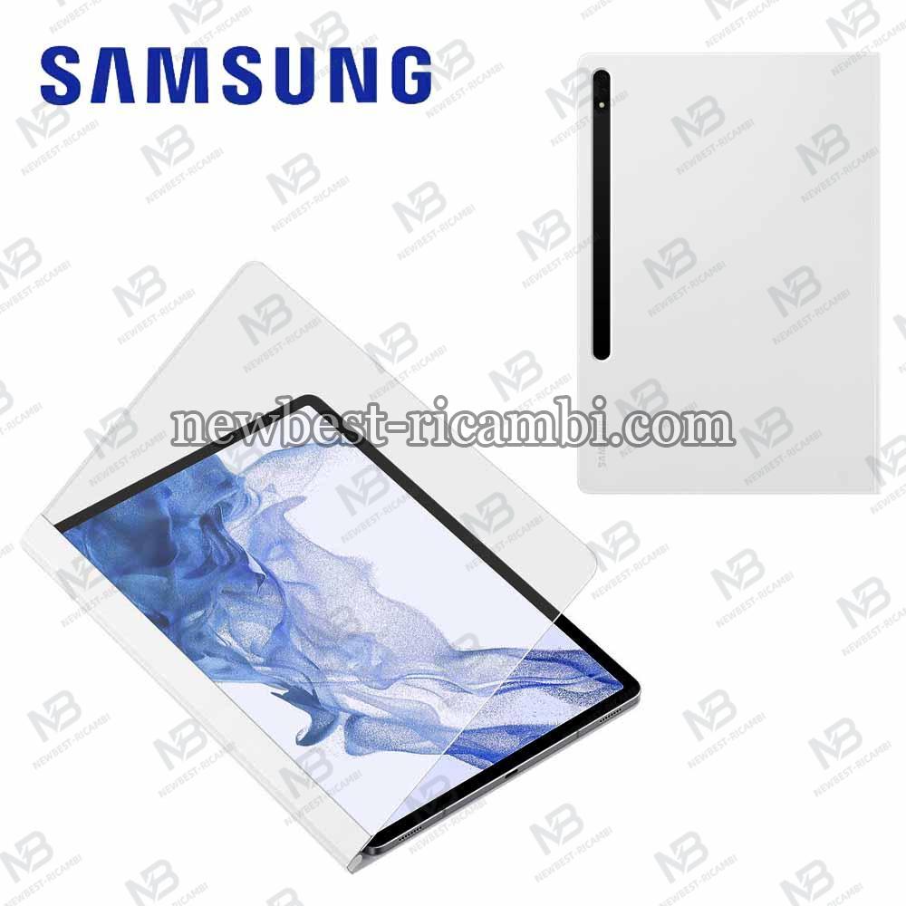 Samsung Book Cover Slim Galaxy Tab S8+ / S7+ / S7 FE White Original Bulk