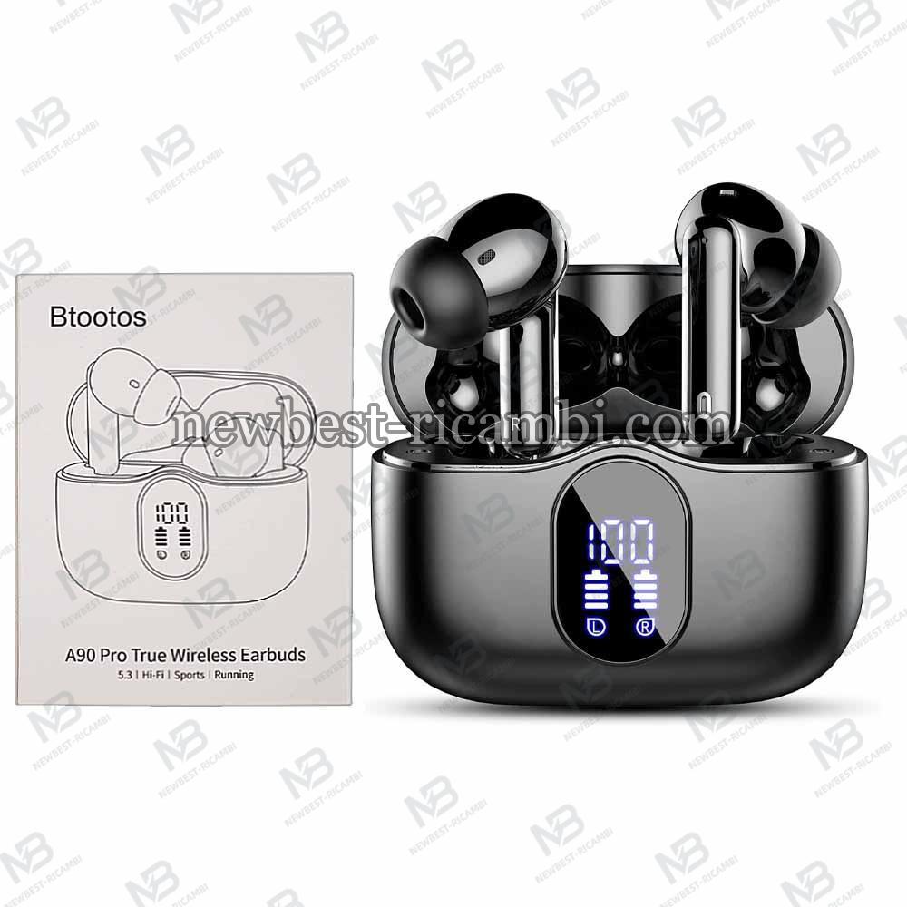 Btootos Wireless Earbuds Bluetooth 5.3 Headphones In Ear Black in Blister