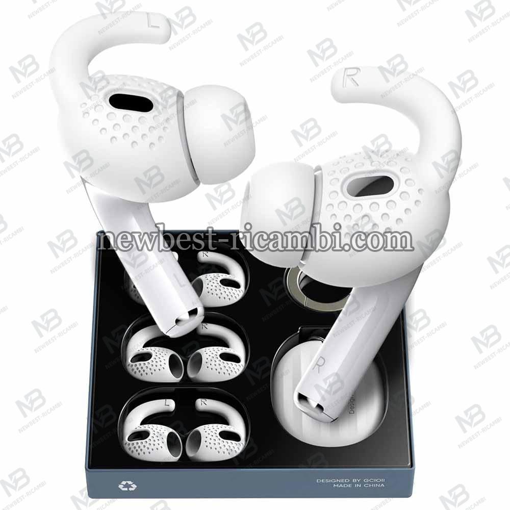 Gcioii 3 Pairs AirPods Pro 2 Anti-slip Ear Hooks A05 Ear Pads Accessories in Blister
