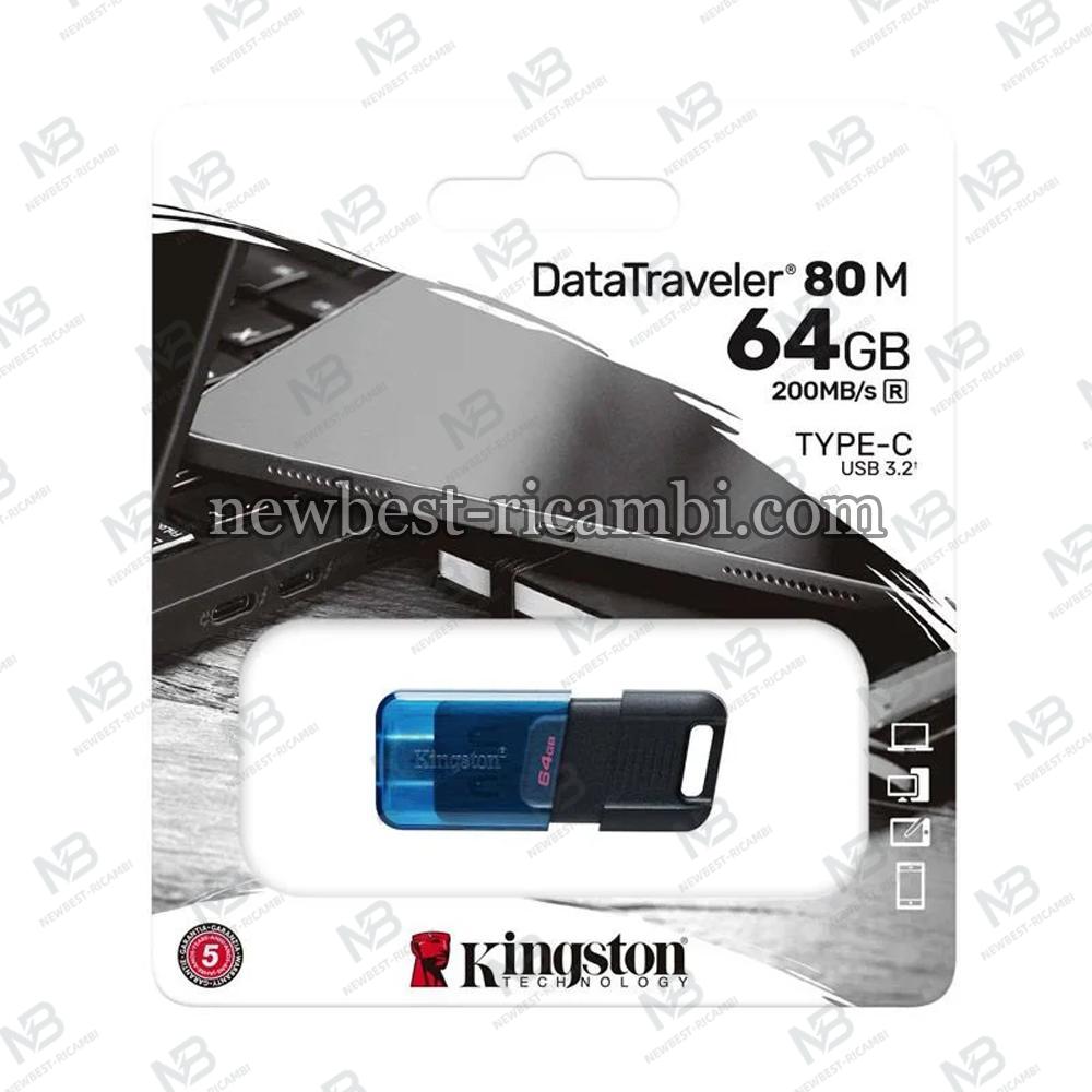 USB-C FlashDrive Kingston DT80M 64Gb DT80M/64GB