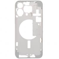 iPhone 15 Pro Max Middle Frame + Side Key White