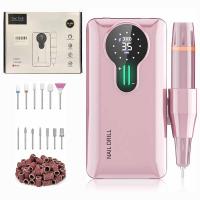 ENGERWALL Portable Nail Art Machine Professional 35000 RPM Pink in Blister
