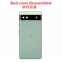 Google Pixel 6A Back Cover+Camera Glass Sage Disassembled Grade A