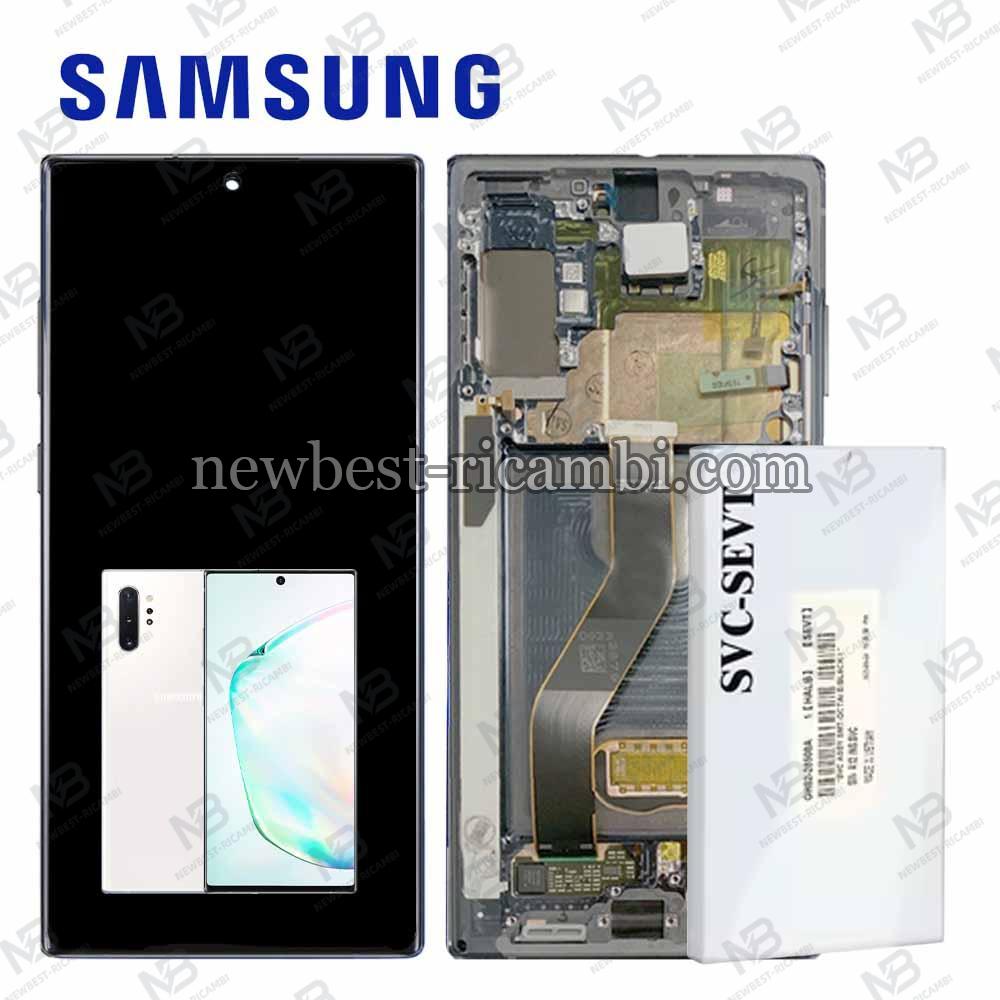 Samsung Galaxy Note 10 Plus N975 / N976 Touch + Lcd + Frame Aurora White Service Pack