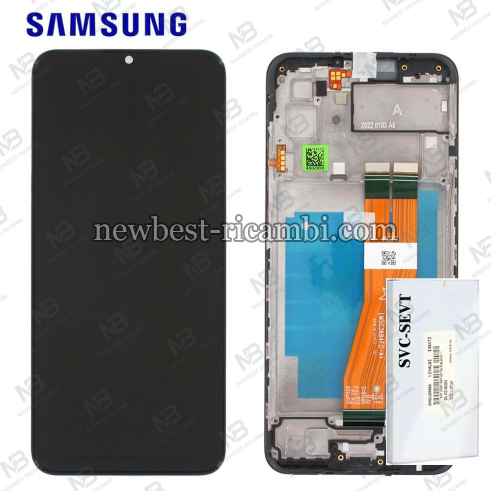 Samsung Galaxy A03 A035G Touch + Lcd + Frame Black Service Pack