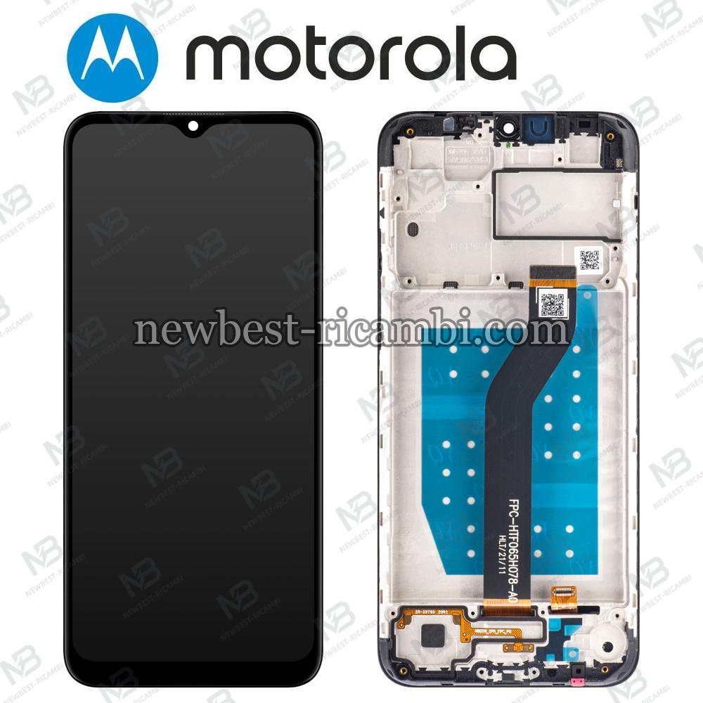 Motorola Moto G8 Power Lite XT2055 Touch+Lcd +Frame Black Service Pack