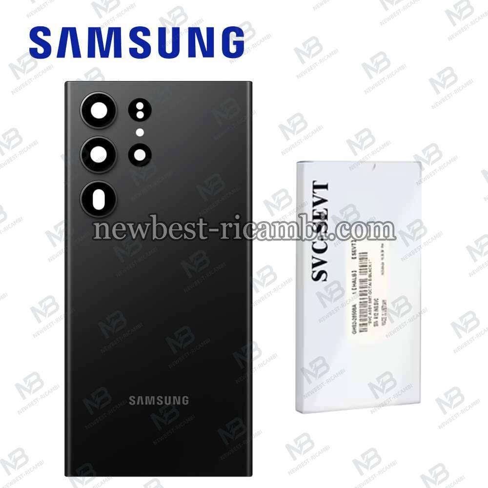 Samsung Galaxy S23 Ultra S918 Back Cover+Camera Glass Black Service Pack