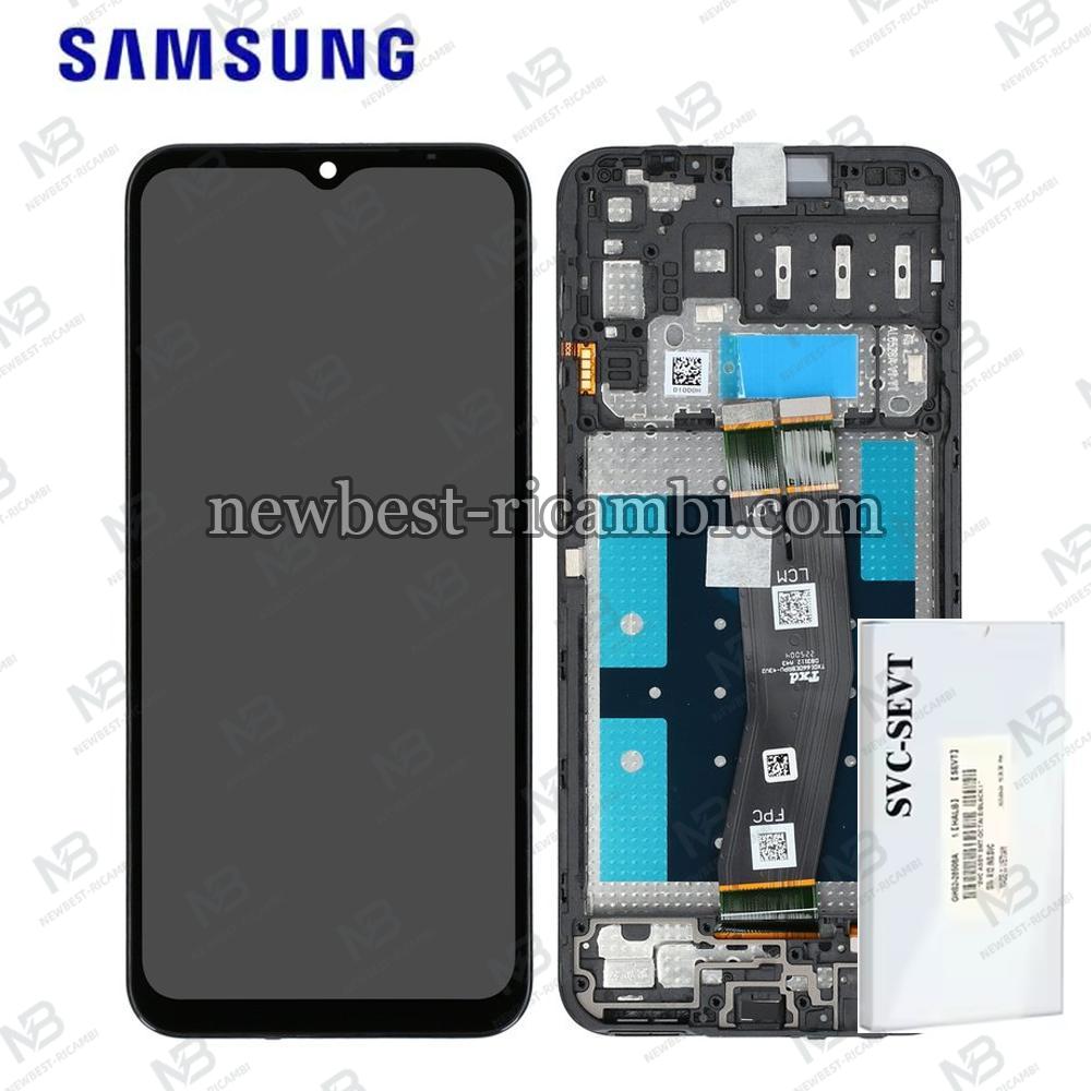 Samsung Galaxy A145R / A145P Touch + Lcd + Frame Black Service Pack