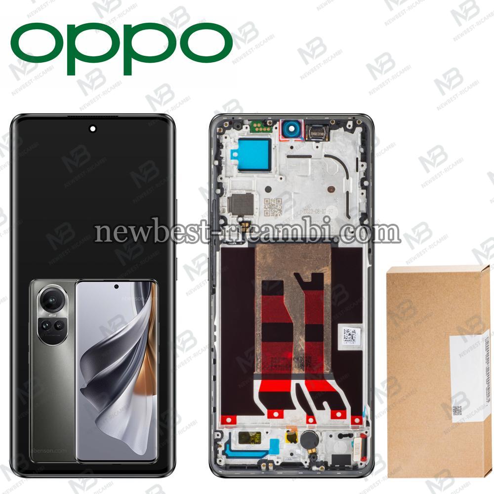 Oppo Reno 10 Pro 5G (CPH2525) Touch + Lcd + Frame Grey Service Pack