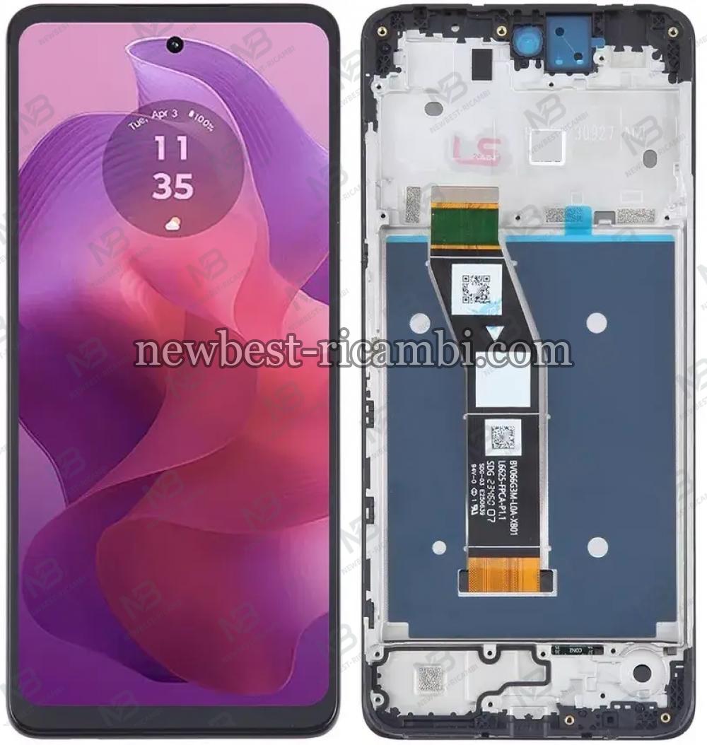 Moto G24 XT2423-3 Touch + Lcd + Frame Black Original