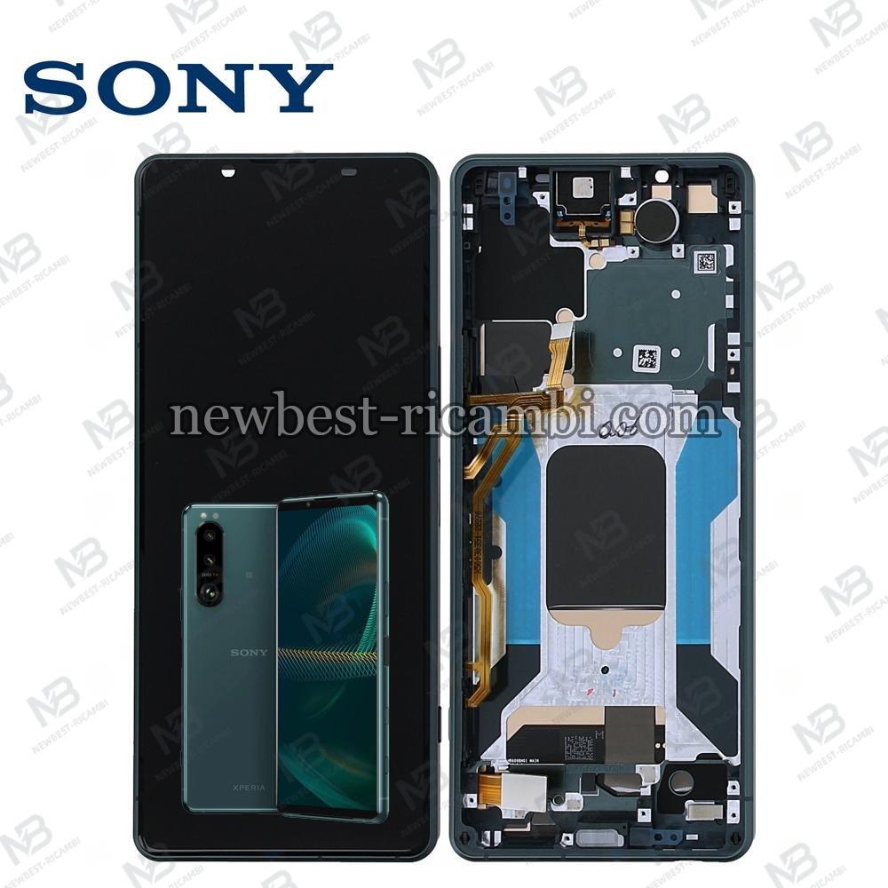 Xperia 5 IV Touch + Lcd + Frame Green Service Pack
