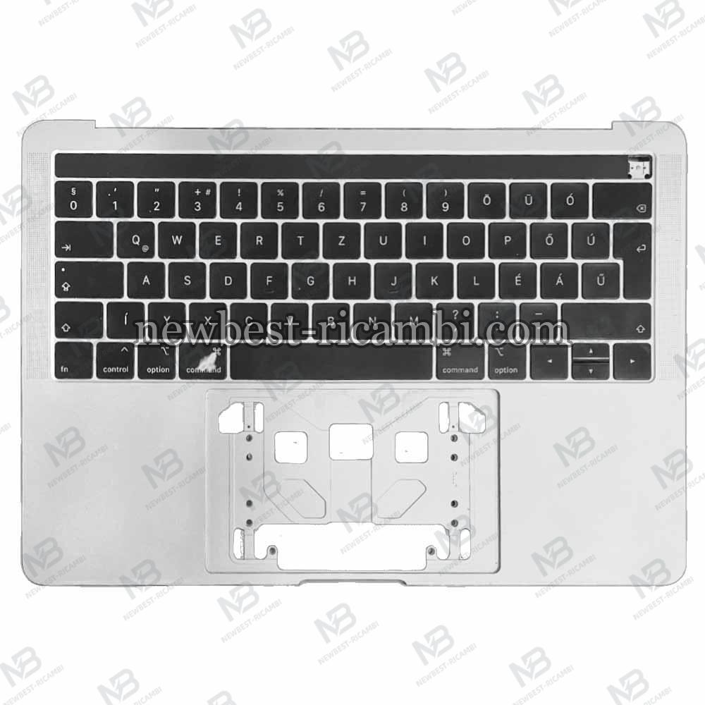 MacBook Pro 13" (2018) A1989 EMC 3358 Keyboard+Frame Silver Grade C Italian Layout 100% Original