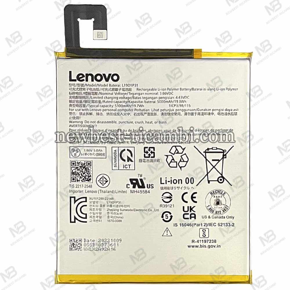 Lenovo Tab M9 TB310 TB310FU L19D1P31 Battery Original
