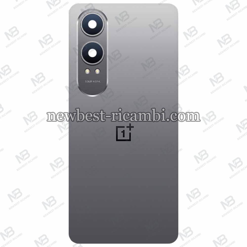 One Plus Nord CE 4 Lite 5G Back Cover + Camera Glass Silver