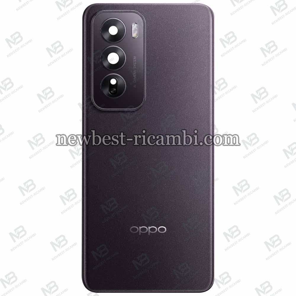 Oppo Reno 12 5G (CPH2625) Back Cover + Camera Glass Black