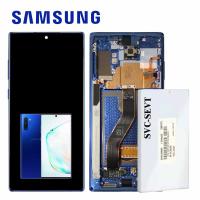 ​Samsung Galaxy Note 10 Plus N975 / N976 Touch + Lcd + Frame Aurora Blue Service Pack