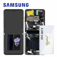 Samsung Galaxy Z Flip F700 Touch + Lcd + Frame Black Service Pack