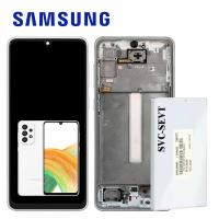 Samsung Galaxy A336 A33 5G Touch+Lcd+Frame White Service Pack