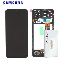 Samsung Galaxy A13S / A137f Touch + Lcd + Frame Black Service Pack