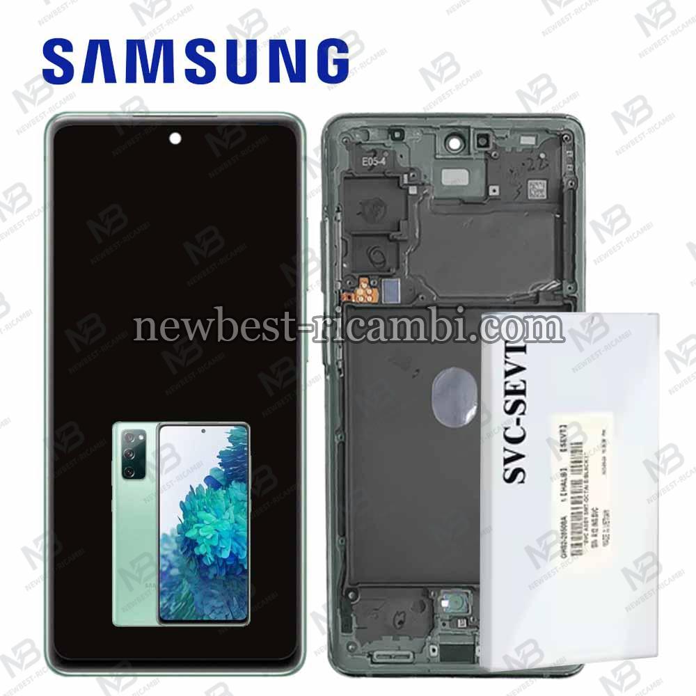 Samsung Galaxy S20 FE G780 Touch + Lcd + Frame Cloud Mint Green Service Pack