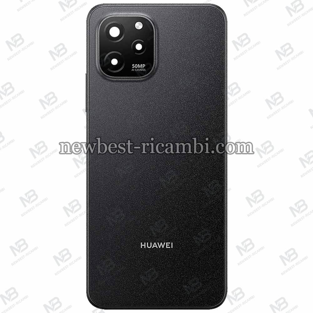 Huawei Nova Y61 EVE-LX9 / EVE-LX9N Back Cover + Camera Glass + Side Key Black