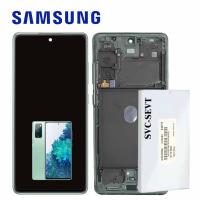Samsung Galaxy S20 FE G780 Touch + Lcd + Frame Cloud Mint Green Service Pack