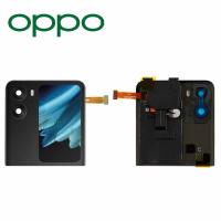 Oppo Find N2 Flip 5G (PGT110 / CPH2437) Outer Lcd + Cover Black Service Pack