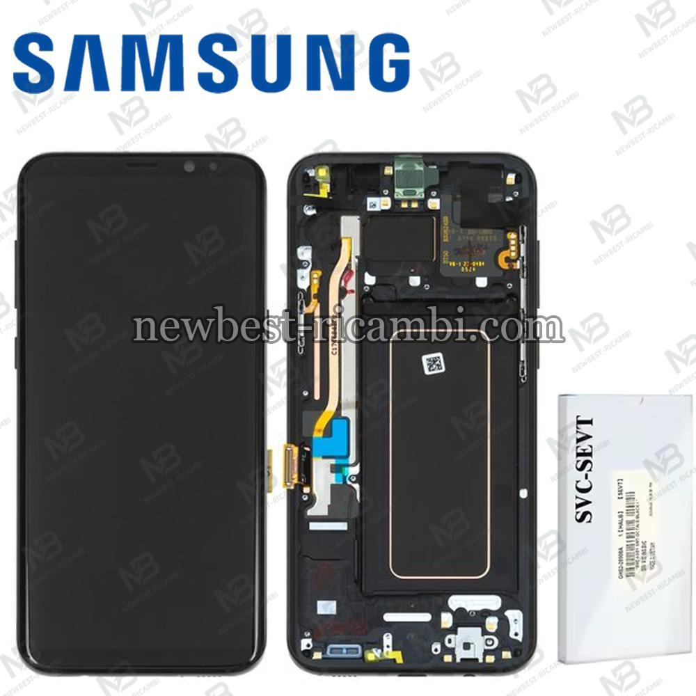 Samsung G955f Galaxy S8 Plus Touch + Lcd + Frame Black Service Pack