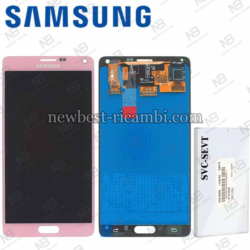 Samsung Galaxy Note 4 N910f Touch + Lcd Pink Service Pack