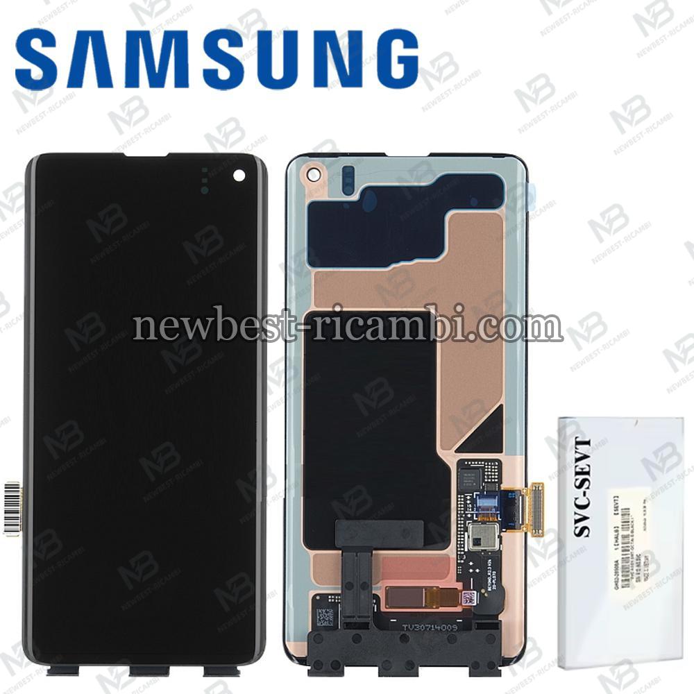 Samsung Galaxy S10 G973 Touch+Lcd Black Service Pack