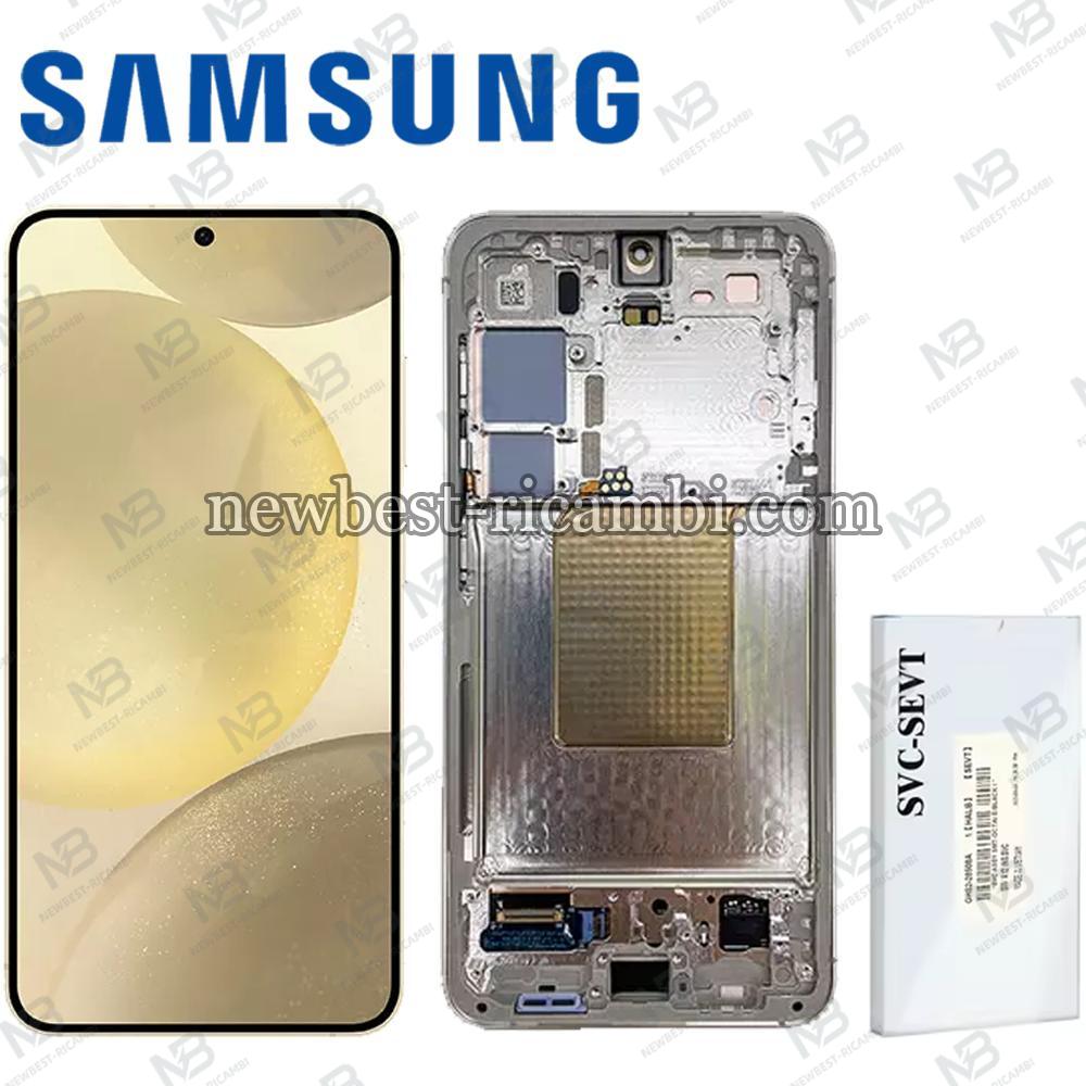Samsung Galaxy S24 S921 Touch + Lcd + Frame Yellow Service Pack