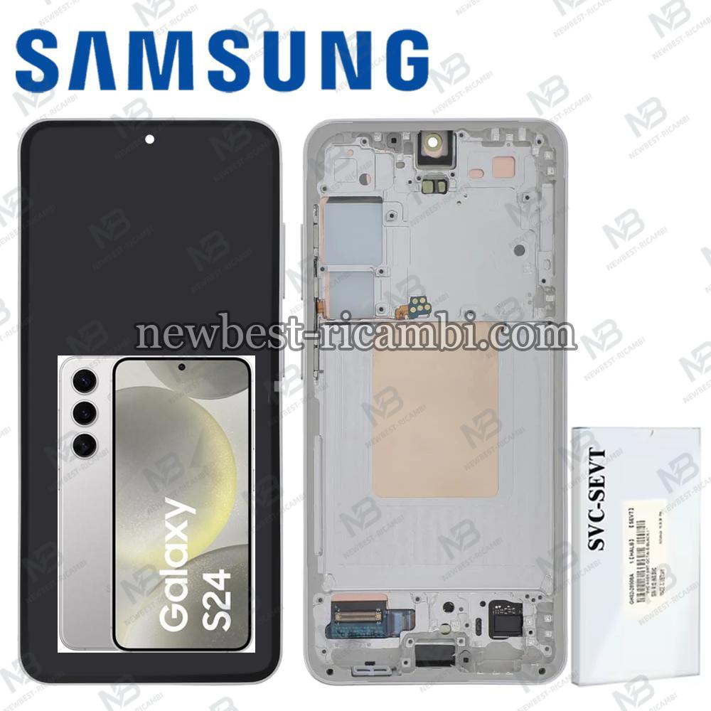 Samsung Galaxy S24 S921 Touch + Lcd + Frame Gray Service Pack
