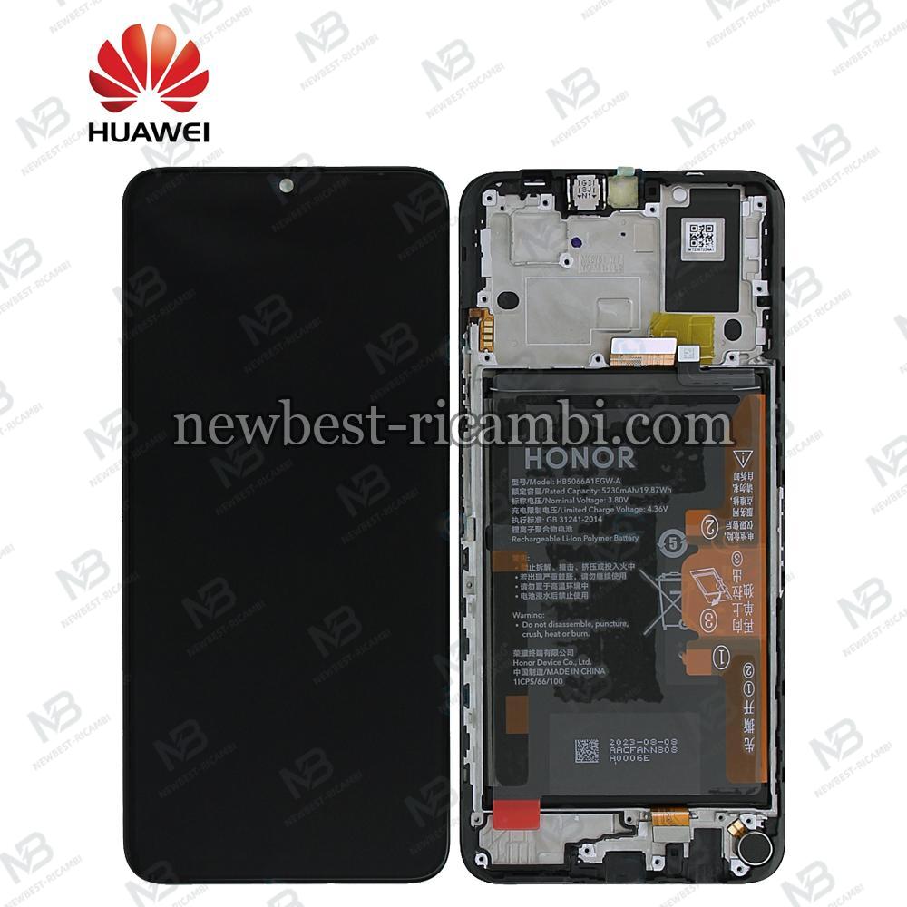 Huawei Honor X7A (RKY-LX2) Touch + Lcd + Frame + Battery Black Service Pack