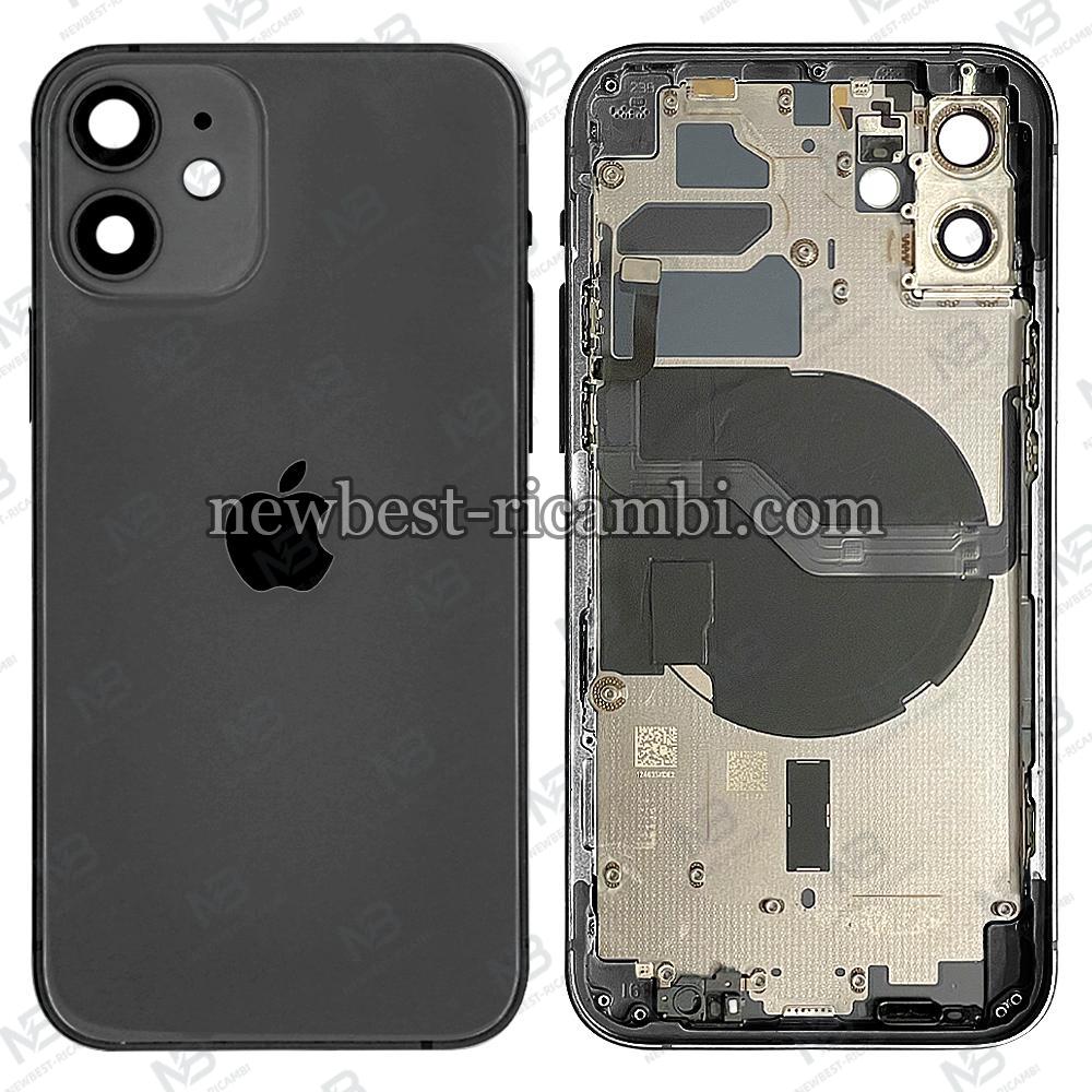iPhone 12 Back Cover With Frame Black Disassembled Grade A Original