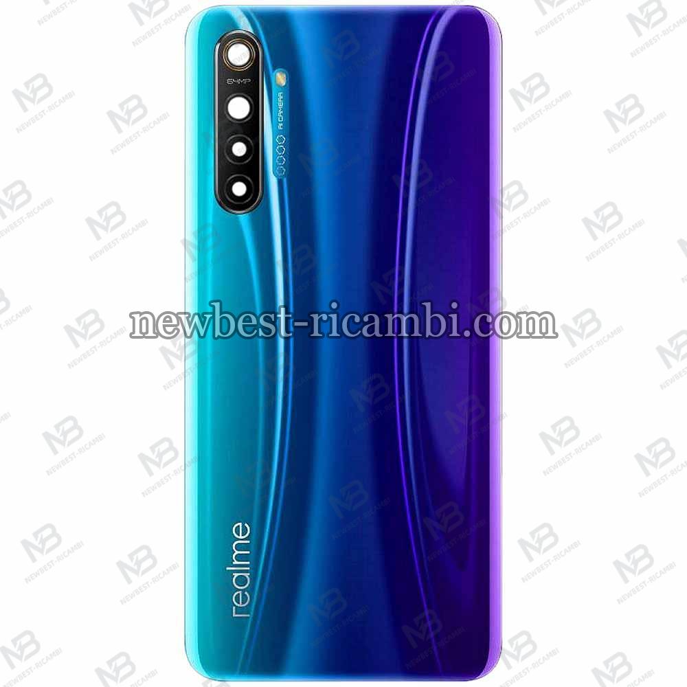 Realme X2 (RMX1992 / RMX1993 / RMX1991) Back Cover + Camera Glass Blue