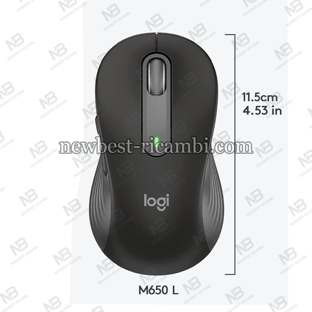 Logitech Signature M650 L Full Size Bluetooth Wireless Mouse In Blister